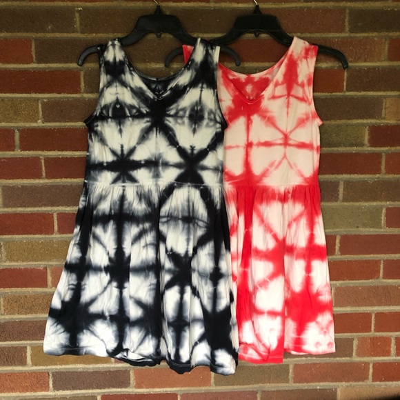 Gap 2-pack Girls Sleeveless Tie-Dye Dresses - Picture 2 of 8